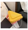 Fashion Mini girls Princess handbags letter triangle style casual children change purse one shoulder cute kids tide crossbody bags F1545