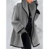 Misto lana da donna Giacche invernali moda 2023 Cappotto con cappuccio Wish Tweed double face Autunno ed Europa America