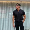 Mannen T-shirts 2023 Aangekomen V-hals Korte Mouw Mannen Shirt Slim Fit T-shirt Skinny Casual Zomer Tshirt Camisetas hombre M-3XL