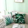 Pillow Nordic Cactus Tropical Plant Peach Skin Velvet Cover Car Bedroom Sofa