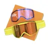 2023ss occhiali da sci firmati da uomo per occhiali da sole da ciclismo da donna occhiali da vista da uomo di lusso caldi di grandi dimensioni con lenti magnetiche di protezione UV400 alla moda con scatola