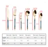 Dinnerware Sets 6PCS/Set Stainless Steel Gold Set Cutlery Mirror Polish Silverware Dinner Knife Fork Spoon Tableware