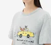 新しい女性のメゾンキツネのデザイナーTシャツショートTシャツ47