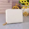 Portafogli corti in pelle da donna Porta carte di alta qualità moda Pochette da donna Luxurys Portamonete Zippy 7 colori piccolo carino ori291B