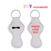 Keychains Wecome Customized Printing Custom Keychain Po Neoprene Keyring For Souvenirs