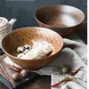 Bols Personnalité japonaise créative en céramique rétro vaisselle de ménage bol grande soupe nouilles manger