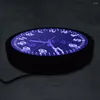 Zegary ścienne Proste cyfry arabskie LED Neon Clock Liczby Zmiana Kolor Zmiana Silent Luminous Watch Minimalistyczna dekoracja domu Horologe