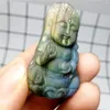 Figurine decorative Naturale Labradorite irregolare Pendenti di cristallo Pietra Meditazione spirituale Chakra Guarigione Reiki Perline Dimensioni casuali Buddha