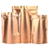 Stand Up Gold Aluminium Foil Sacag