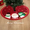 Decorazioni natalizie Tappetino per gonna per albero riutilizzabile Tappetino decorativo dai colori vivaci Multi stili Babbo Natale