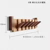 Hangers Racks Solid Beech Wood Coat Black Walnut Piano Clothes Creative Hanging Doorway Entrance Cloak Home Decor 230211