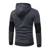 Men's Hoodies Big Yards Fashion Leather Hooded Coat Of Cultivate One's Morality Long-sleeved Fleece