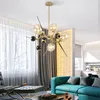 Anhängerlampen moderne LED -Kristallleuchte Decken Vintage Lampe E27 Dekorative Gegenstände für Haushaltsraum Küche