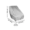 Chair Covers Seat Black Lightweight Simple Fashion Professional Use Easy Installment Good Efficiency Waterproof Table