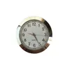 1 7/16inch Chrome Insert Clock mest popul￤ra standandstorlek Arabiska mini 37mm silvermetall Roman