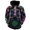 Men's Hoodies Monkey 3D Printed For Men Hip Hop Animal Pattern Pullover Autumn Elephant Tracksuits Fashion Sweatshirt Male Clothing