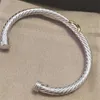 4mm 3mm Store Clearance Wholesale Bracelets Bracelet Bangles Unique Antique Luxry Fashion Torsion Wire Brand Vintage Jewelry Valentine Wedding Gift Twisted Cable