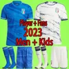 2023サッカージャージイタリア23 24ファンプレーヤーバージョンMAGLIE DA CALCIO VERRATTI CHIESA GNONTOフットボールシャツLorenzo Pinamonti Politano