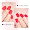 Nail Gel MEET ACROSS Base Top Coat Matte 8ML Function Long-lasting Manicure Primer Polish Soak Off UV Varnish