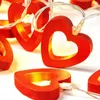 Stringhe Mini Lampadine di Natale Metri domestici String Day Holiday San Valentino 1,5 luci Lampada Love Heart 10 Cord Multi