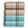 Towel 70 140cm Fashion Plaid Cotton Bath Towels Bathroom For Adults Beach Home Spa Travel Family