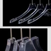 Hangers Racks 5/10pcs garderobe kledinghanger drogen man vrouwen kinderkast organisator transparant acryl 230211
