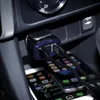 Adaptador de plugue USB de 3 portas LED Tipo C qc3.0 PD 7A Carregador de carro para iPhone 11 12 13 14 Pro Max Samsung com pacote de caixa de varejo