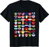 メンズTシャツの国の旗世界の国際ギフトTシャツ