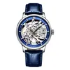 Wristwatches Men's Automatic Mechanical Watch Hollow Waterproof Multi-function Business Leisure Luxury Trend Student WA156