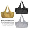 Utomhussäckar duk yogamat väska förvaring påse sport träning gym reser tote träning crossbody skor arrangör pack svart