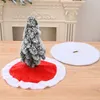 Christmas Decorations Tree Skirt White Faux Fur Merry Year Home Xmas-Tree 2023 For