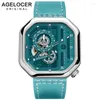 Wristwatches desigin woman mechanical watch sapphire street style عارضة أزياء تلقائية للسيدات watcheswristwatches will22