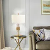 Table Lamps Modern Minimalist Wrought Iron Cloth Cover Light Luxury Post-Modern Exhibition Hall Living Room Bedroom Lamp