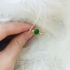 Cluster Rings Original Design Natural Green Chalcedony Oval Opening Adjustable Ring Chinese Retro Charm Women's Brand Silver Jewelry