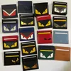 Lyxdesignersväskor byter handväska kortpaket handväska pås läder män och kvinnor allmänna tunn bärbar 6-bitars kredithållare liten monster fabrik direktförsäljning