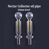 Haute Qualité Verre Brûleur À Huile Pipe Huile Ongles Brûlant Concentré Vaporisateur Conduite D'eau Outil Transparent Main Reaycler Fumer Conduite D'eau 3 pcs