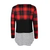 Frauen Blusen In Shirts Für Frauen Vintage Tops Blusas Mujer De Moda 2023 Verano Patchwork Plaid frauen Bluse plus Größe Frau Tuch