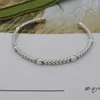 Womens Stainless Steel Bracelets Designer Bangle Bracelet Stripe Letter Carved Open Bracelet Charm Couple Jewelry