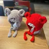 Berretti morbido inverno a orecchio caldo Protezione da peluche bernomerba berretto Cappelli per bambini cofano per bambini