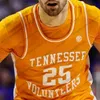 Изготовленные на заказ баскетбольные майки Tennessee Volunteers 25 Santiago Vescovi 5 Zakai Zeigler 13 Olivier Nkamhoua 2 Julian Phillips для мужчин и женщин, молодежный детский трикотаж S-4XL