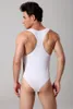 Men's Thermal Underwear 2023 High Quality Brand Ice Silk Vest One-piece Shapewear For Men Jumpsuit Faja Reductora Hombre Briefs