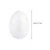 Party Decoration Foam Eggs Styrofoam Egg Easter Craft Crafts Diy White Inch Polystyren Målning Formar jul falskt blank färgbar