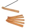 QBSOMK NATORAL WOODEN CINGENS Stick حامل الرماد صاحب الصيد