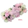 Artificial flower row silk flower finished decoration fake flower row hotel flower wall