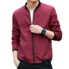 Men's Jackets Men Fashion Casual Slim Fits Stand Collar Baseball Jacket Long Sleeve dunne Coatmen's