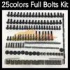 268PCS完全なMoto Body Full Screws Kit for Suzuki GSX250R GSXR250