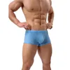 Underpants 2023 Brand Sexy Man Roupa Undersenha Nylon Mens Boxers Mosh de gelo Boler respirável masculino u convexo bolsa calcinha C404