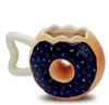 Tassen Kreative Donut Tasse Keramik Brot Becher Keks Milch Kaffee Tee Kunst Handgemachte Glas Büro Party Geschenk