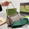 أوفيديا إبط حقيبة الهلال القمر حقائب اليد الفاخرة مصممة النساء رسائل الفراولة الأوبو أكياس الكتف