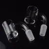 Hookahs 10mm 14mm 18mm Quartz Banger Flat Top 5mm Tjock Bottom Nail 45 90 Degrees For Dab Rig Glass Bongs